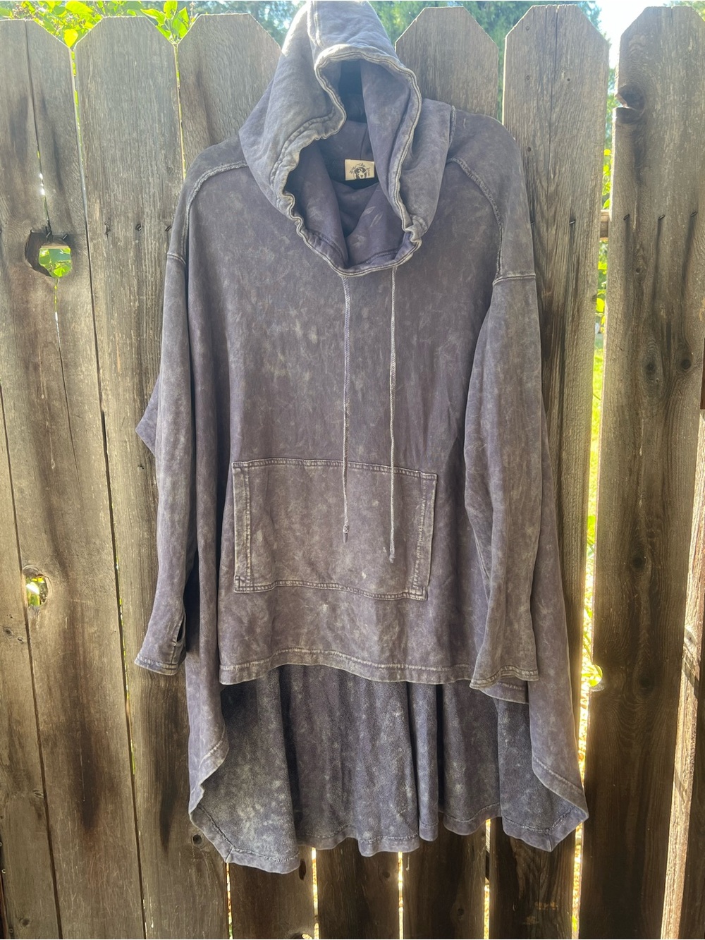 Free people Hooded Tunic high low hoodie